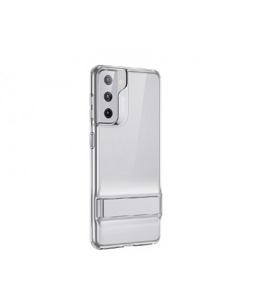 Husa Premium Samsung Galaxy S22 Plus Esr Air Shield Boost, Silicon cu Stand Metalic, Transparenta